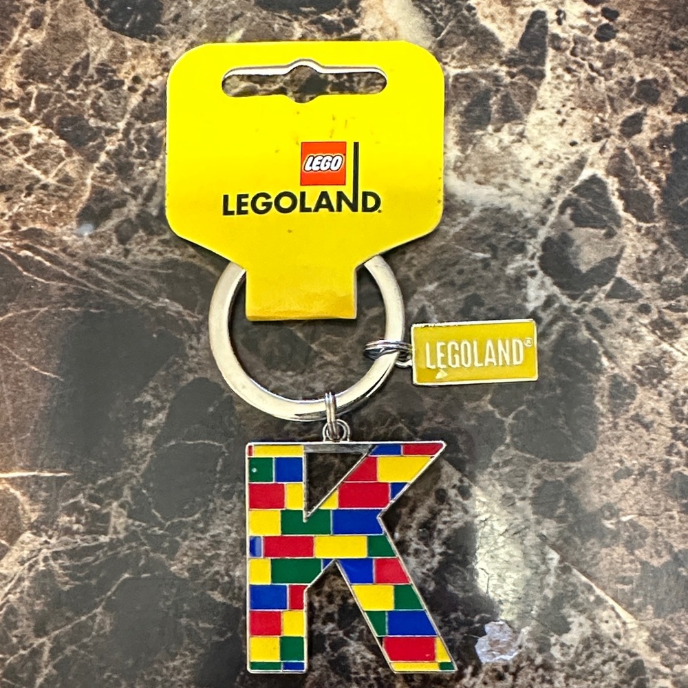 LEGO Multicolor 'K' Keychain